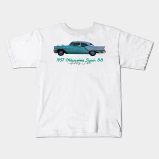 1957 Oldsmobile Super 88 Holiday Sedan Kids T-Shirt
